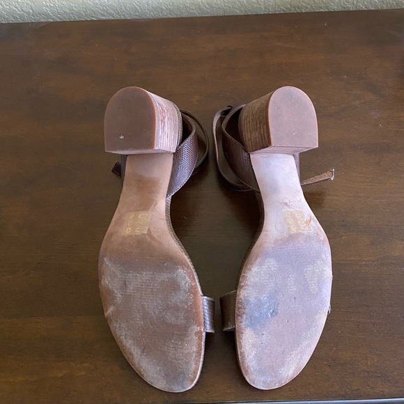 🎉Host Pick 🎉Madewell Ankle Strap Heel shoes, gently used - Picture 2 of 4
